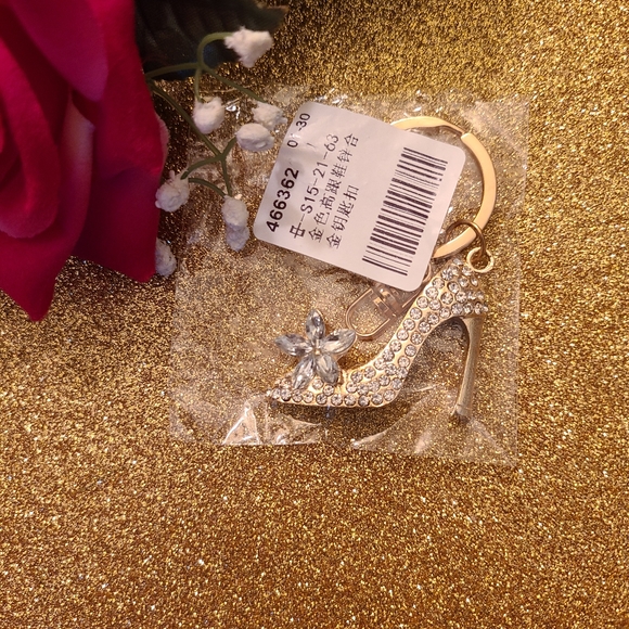 👠High Heel Crystal Rhinestone Keychain Pendant - Picture 10 of 10